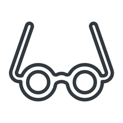 Glasses optical icon symbol image vector. Illustration of sunglasses protection eyesight graphic design image.