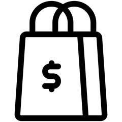 shopping bag icon