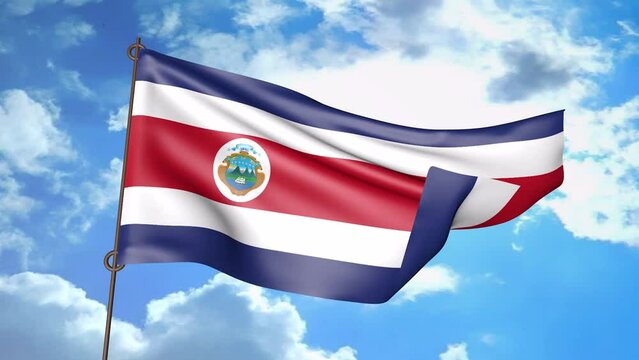 BANDERA COSTA RICA ONDEANDO