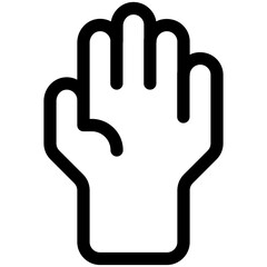 Obraz premium raise hand icon