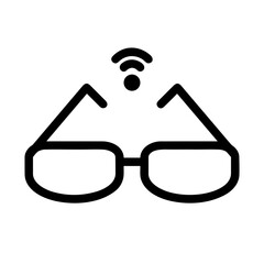 Glasses optical icon symbol image vector. Illustration of sunglasses protection eyesight graphic design image