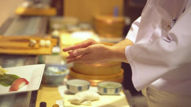 Work of the sushi chef｜Nigiri sushi