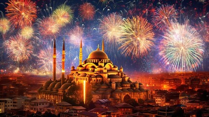 Turkey Republic Day, Generative ai.