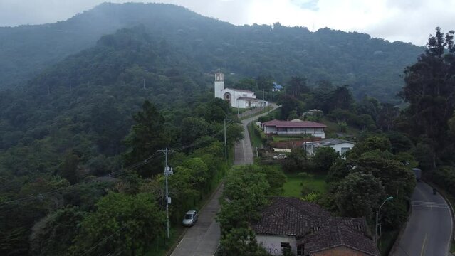 mountain village in the mountains