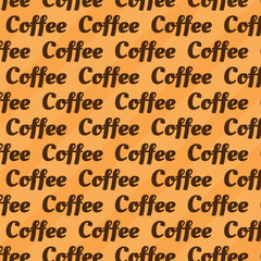 International Coffee Day Pattern Seamless Background