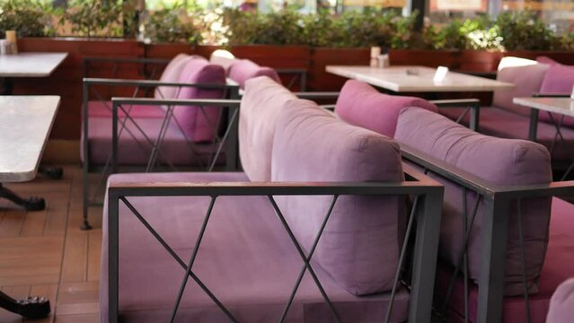  empty chair at cafe indoor 