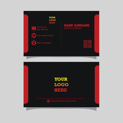 Business Card Design Template- Illustration