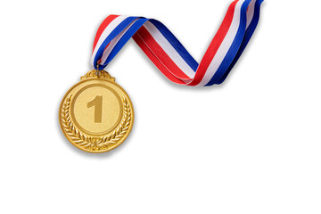 1位の金メダル　透過png画像
