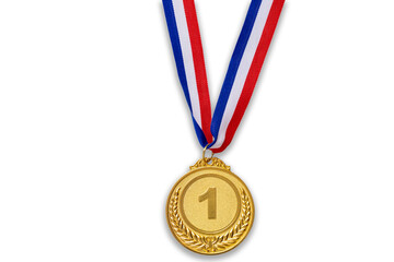 1位の金メダル　透過png画像