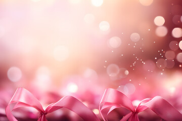 Breast cancer background ai generated art.