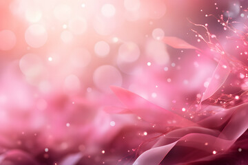 Light pink breast cancer background  wallpaper ai generated art.