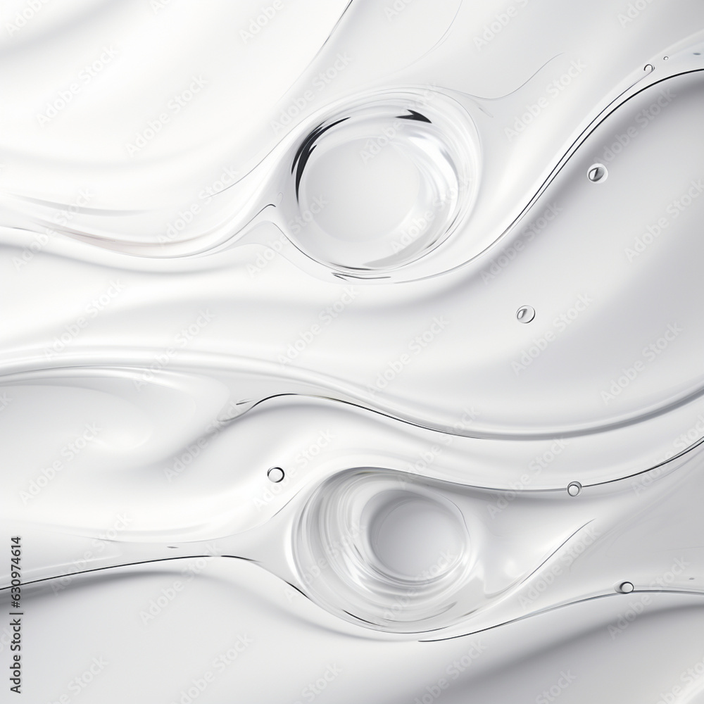 Poster abstract white paper wave curve lines design, luxury texture with smooth and clean subtle background