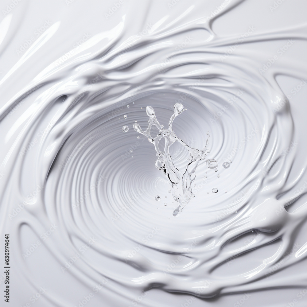 Poster abstract white paper wave curve lines design, water splash, luxury texture with smooth and clean sub