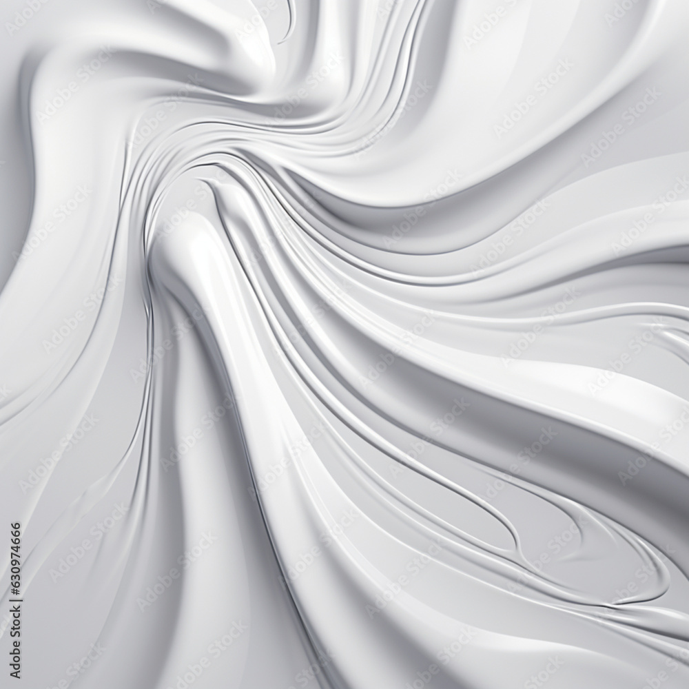 Poster abstract white paper wave curve lines design, luxury texture with smooth and clean subtle background