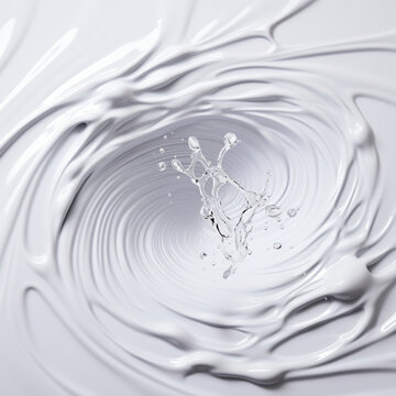 Abstract white paper wave curve lines design, water splash, luxury texture with smooth and clean subtle background