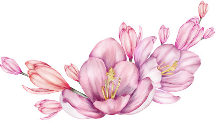 Flower Bouquet Watercolor illustration