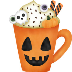 Halloween Drink Watercolor 