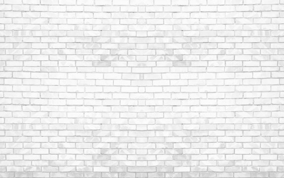 White brick wall pattern image.