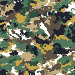 camouflage seamless pattern © Ismail Hossain