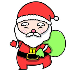 cartoon santa claus