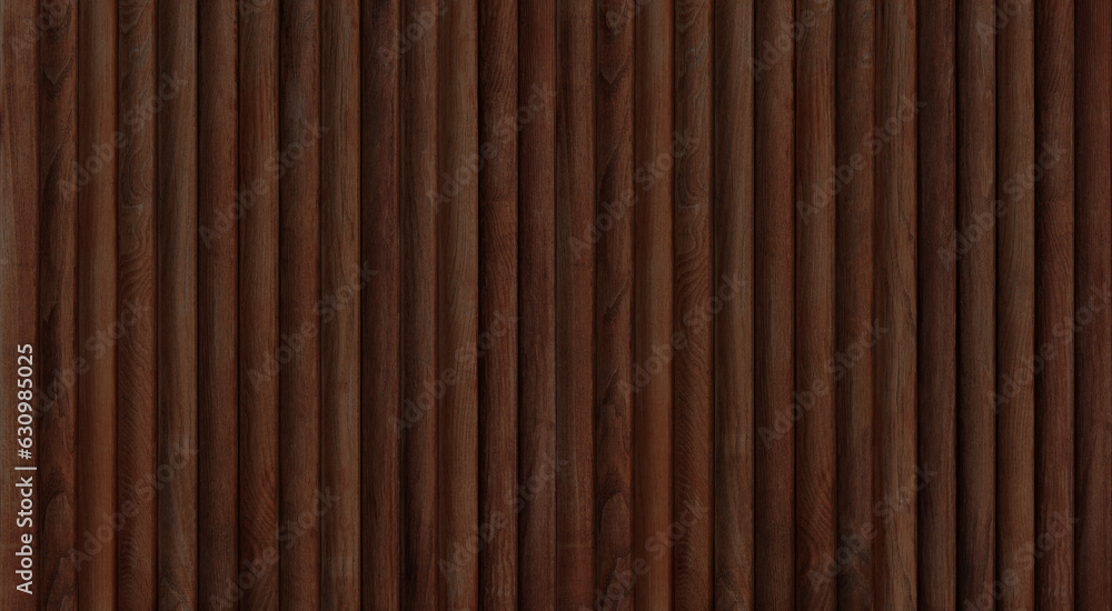 Wall mural fine dark wood planks pattern for background - Wall murals