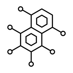 Fototapeta premium Science Molecule Icon