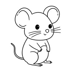mouse coloring line
