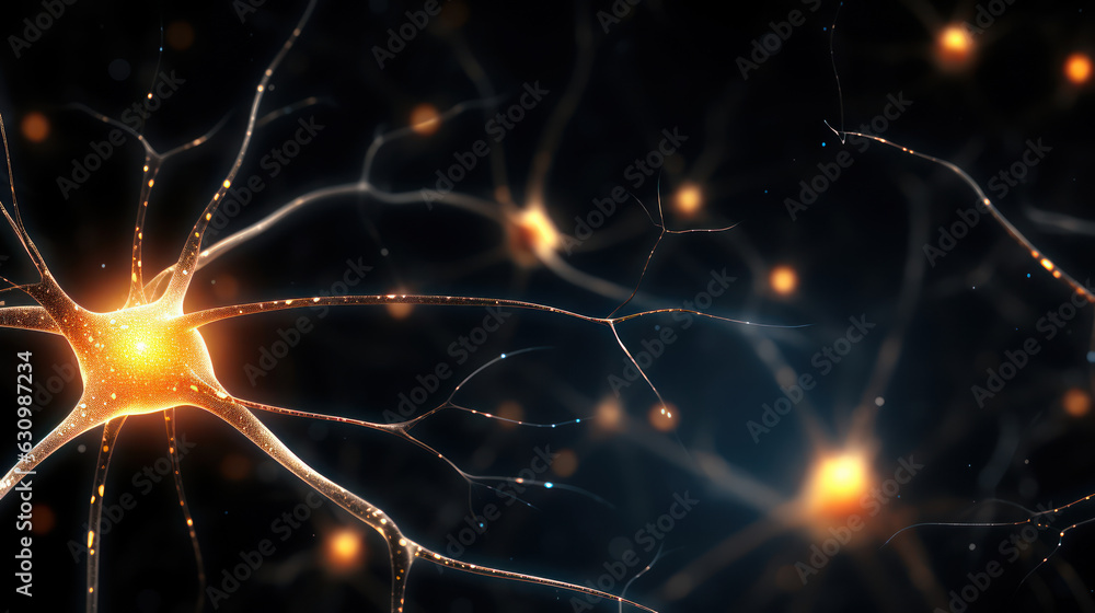 Poster neuron synapse brain