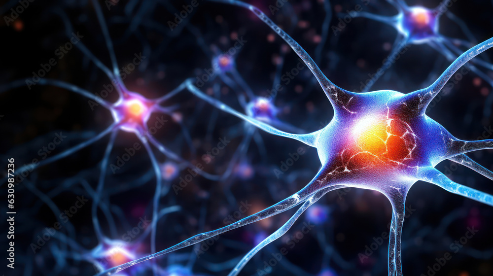 Poster neuron synapse brain