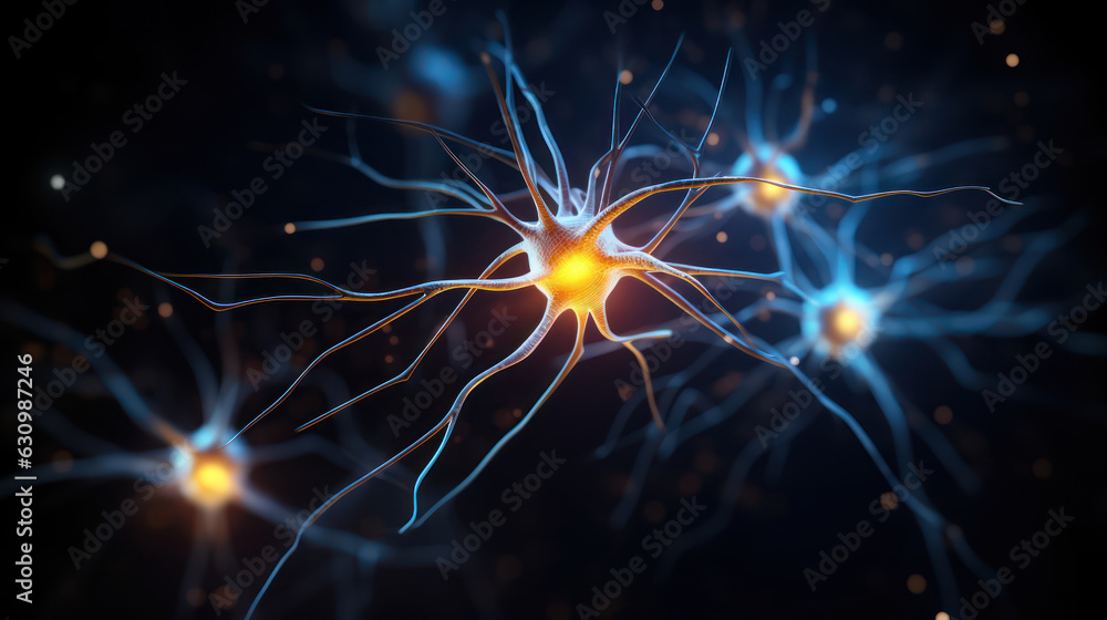 Poster neuron synapse brain