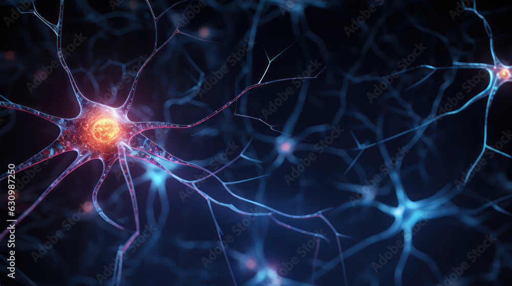 Poster neuron synapse brain