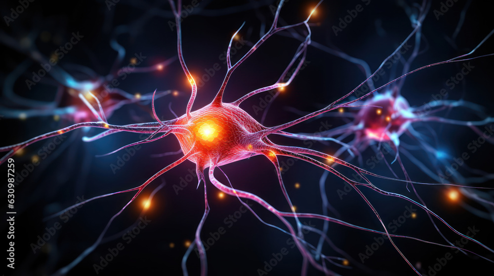 Poster neuron synapse brain