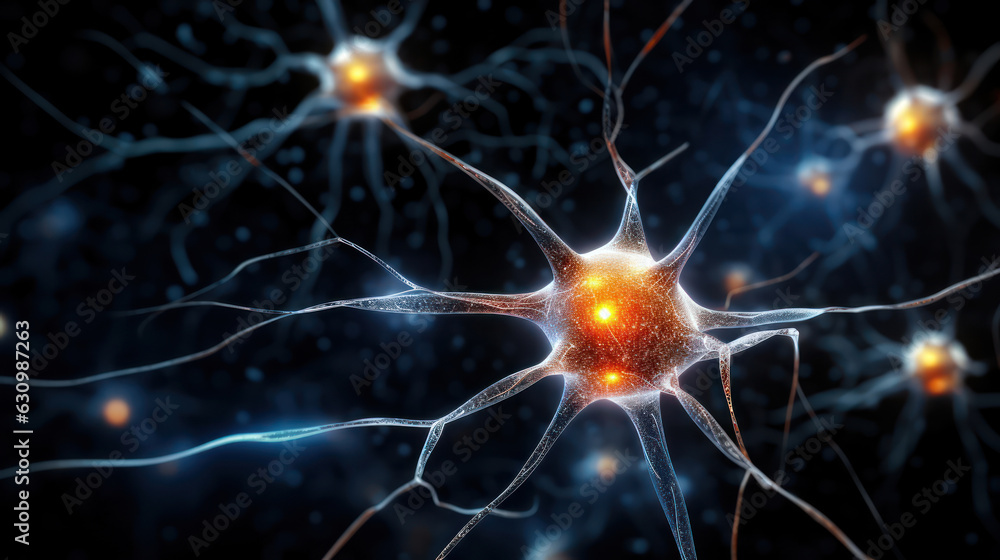 Poster neuron synapse brain