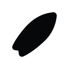 Surfboard icon vector stock illustration.