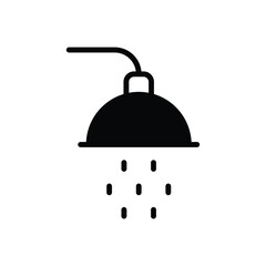 Shower Head icon vector stock illustration.