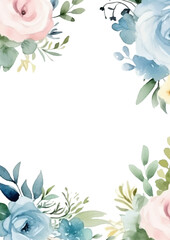 Wedding Invitation, save the date, thank you, rsvp card Design template. Vector illustration.