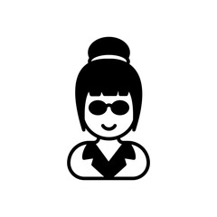 Teacher icon in vector. Illustration
