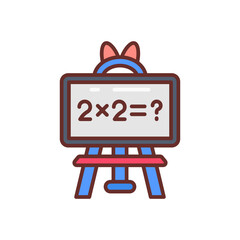 Study Board icon in vector. Illustration