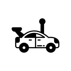 Toy Car icon in vector. Illustration