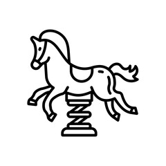 Horse Swing icon in vector. Illustration