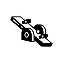 Seesaw icon in vector. Illustration