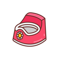 Potty icon in vector. Illustration