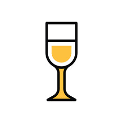 Juice icon vector stock illustration.