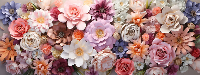various flowers for a background