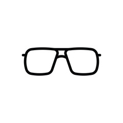 Fototapeta premium Sun Glasses icon vector stock illustration.