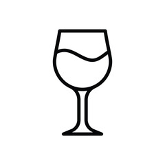Cockail icon vector stock illustration.