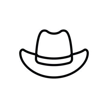 Summer Hat icon vector stock illustration.