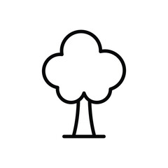 Trees icon vector stock illustration.