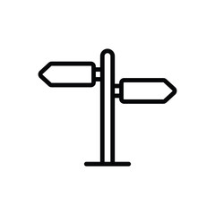 Signboard icon vector stock illustration.