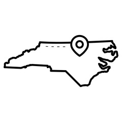 North Carolina map